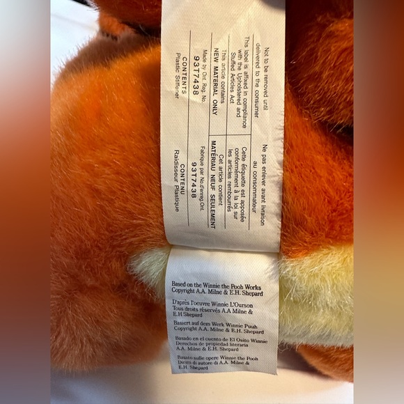Disney Winnie the Pooh - Tigger Easter Bunny Stuffed Plush - 13” - Rare - Picture 7 of 7